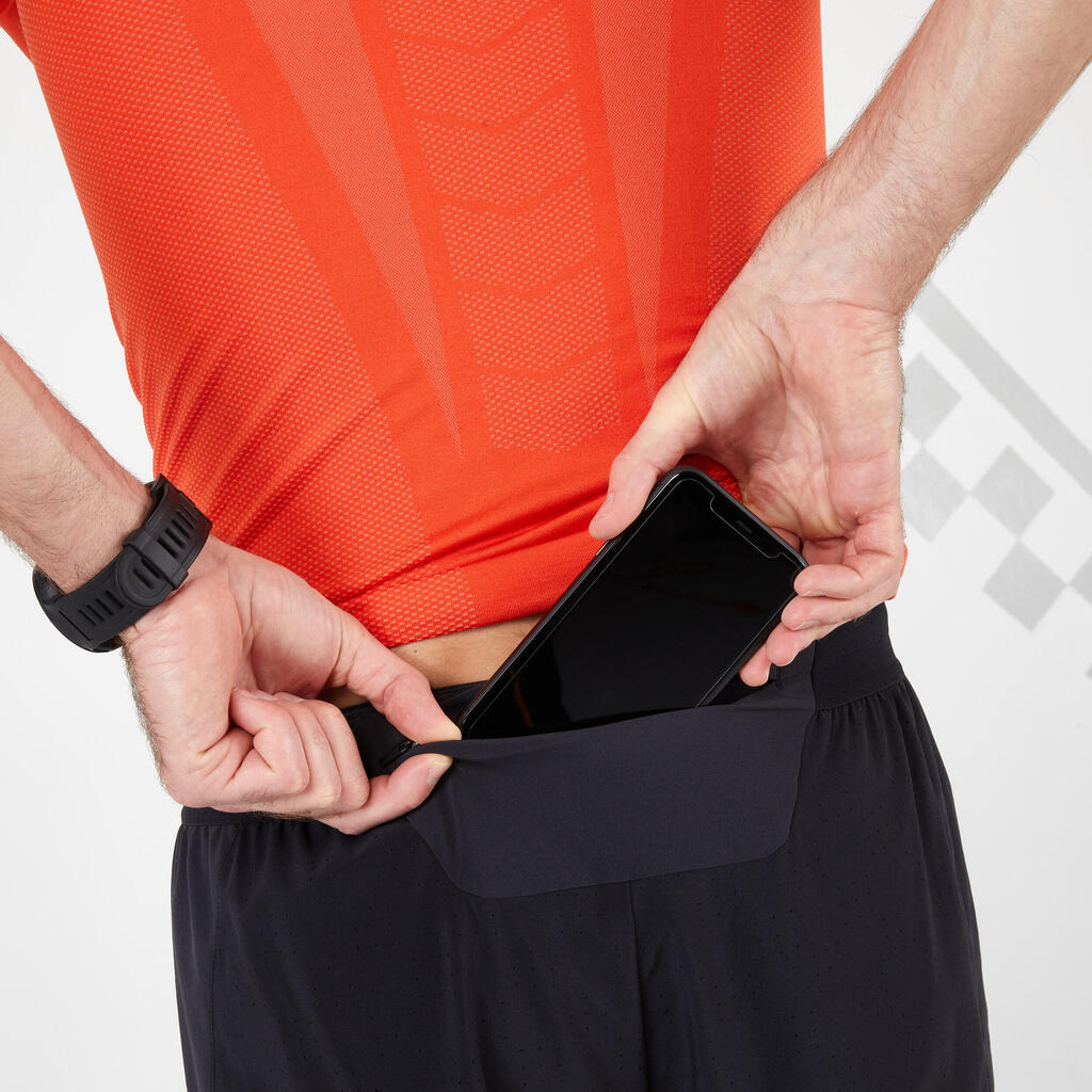 Šorts za trčanje Kiprun Run 500 Comfort muški - plavi