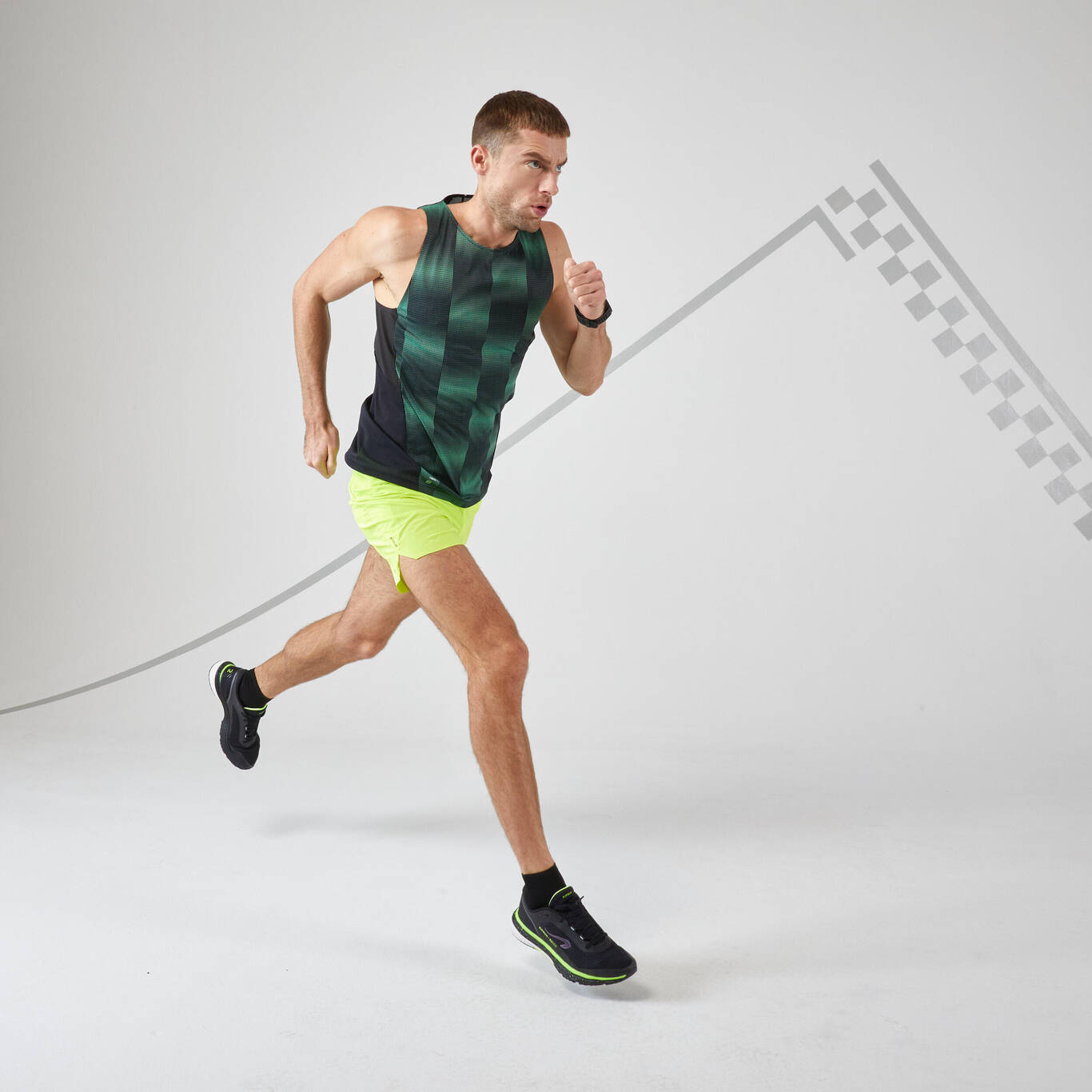 Kiprun Light Men's Running Shorts Yellow Limited Edition Decathlon