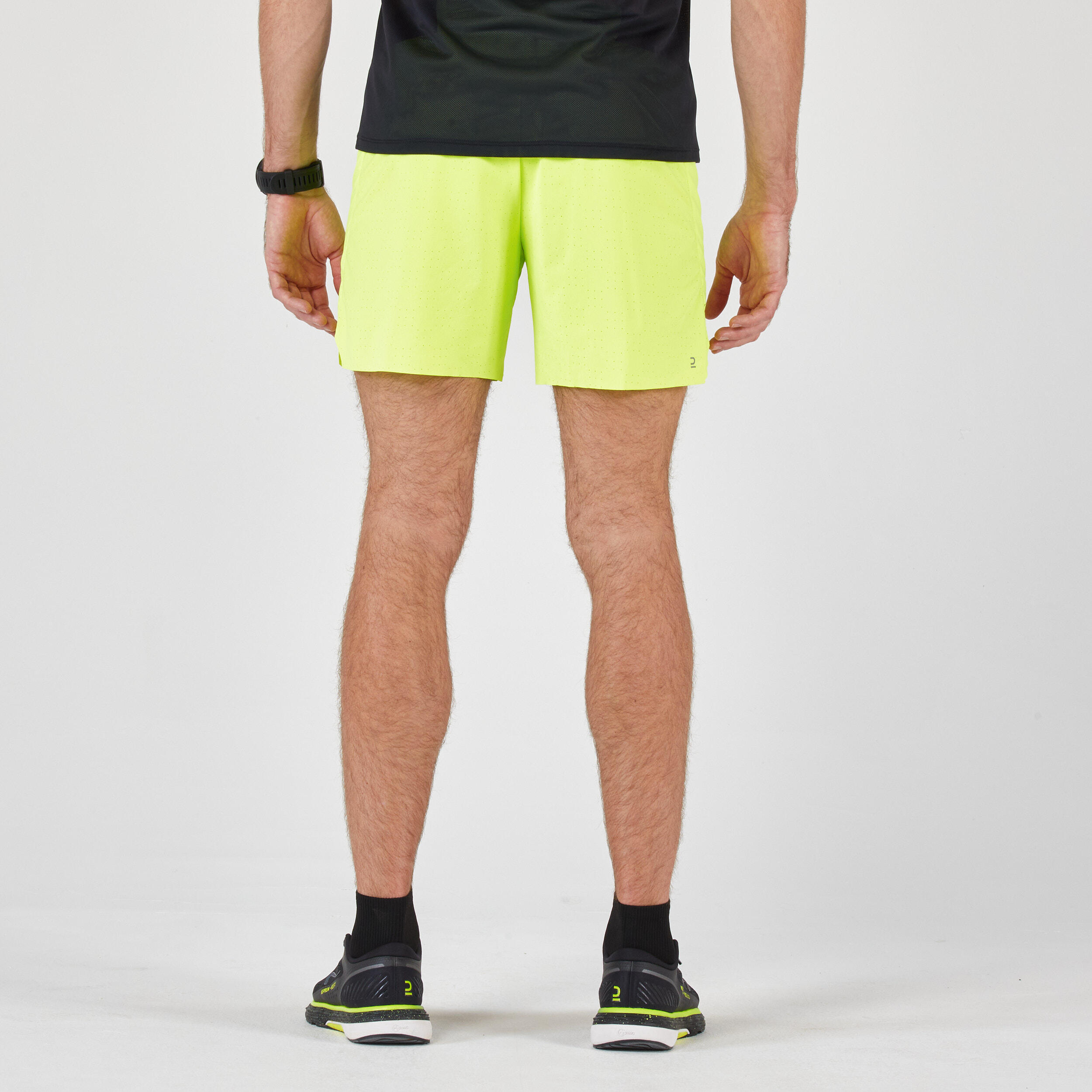 Light Men's Running Shorts - Yellow Limited Edition 3/8