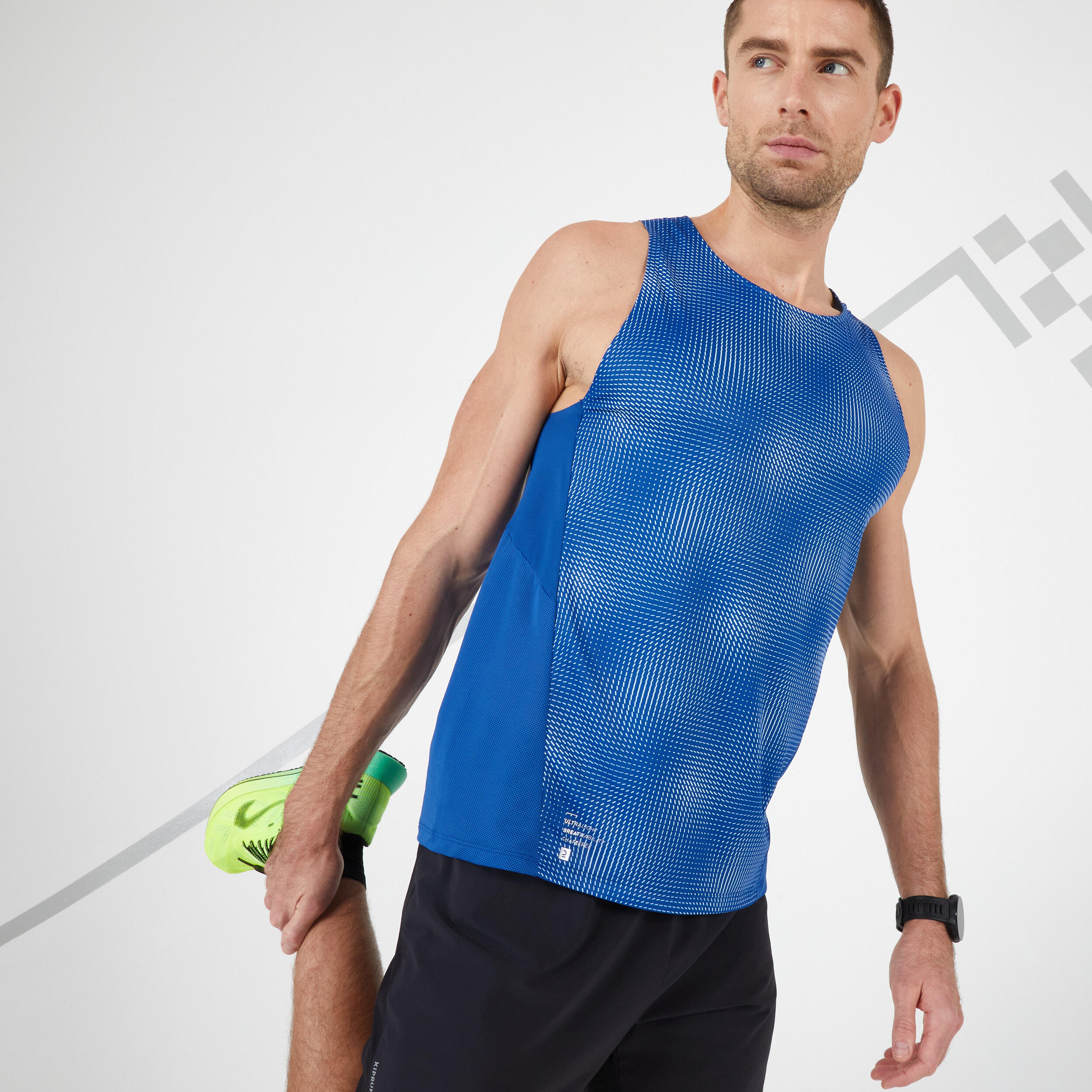 Men's Breathable Running Tank Top Kiprun Light - limited edition blue 8/9