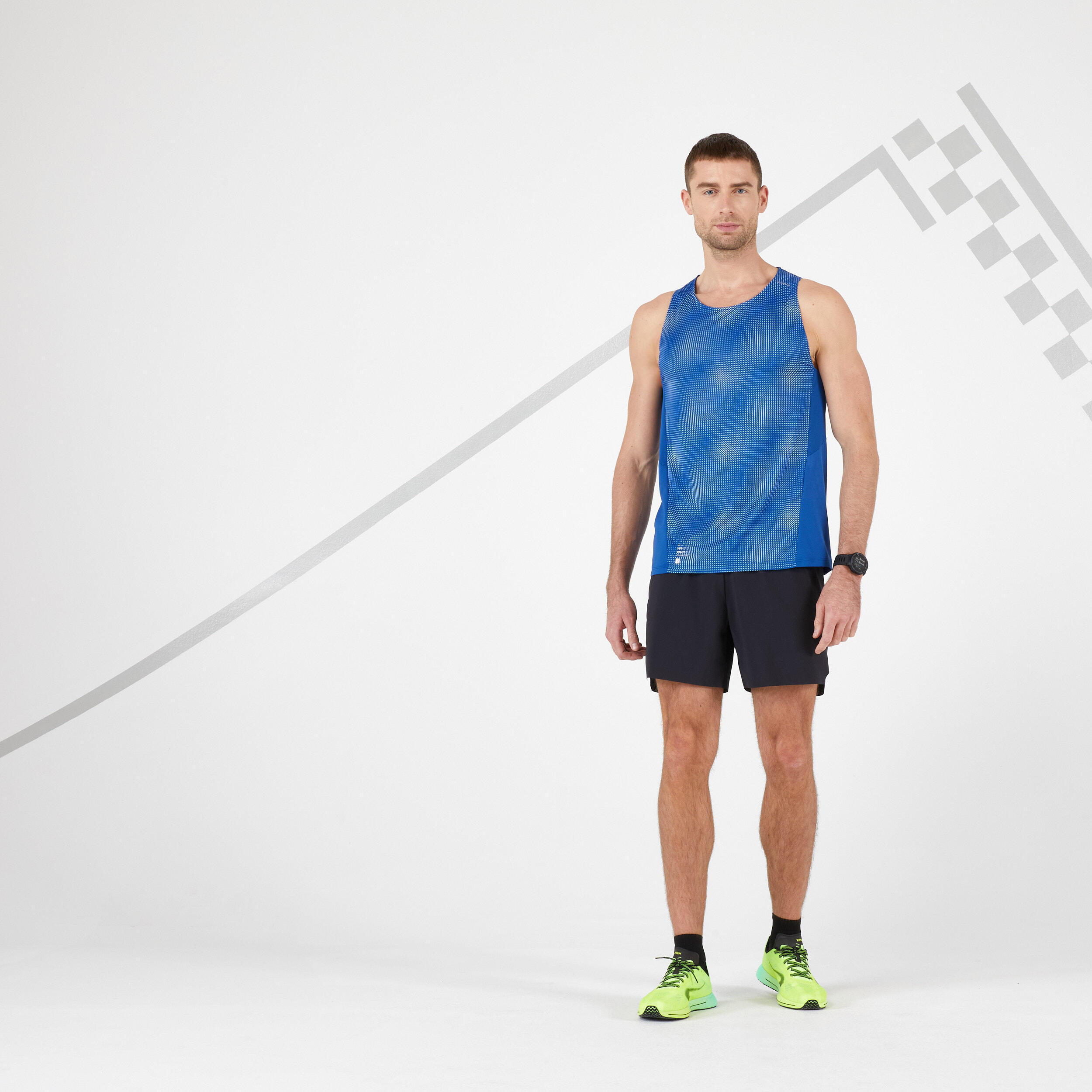 Men's Breathable Running Tank Top Kiprun Light - limited edition blue 2/9