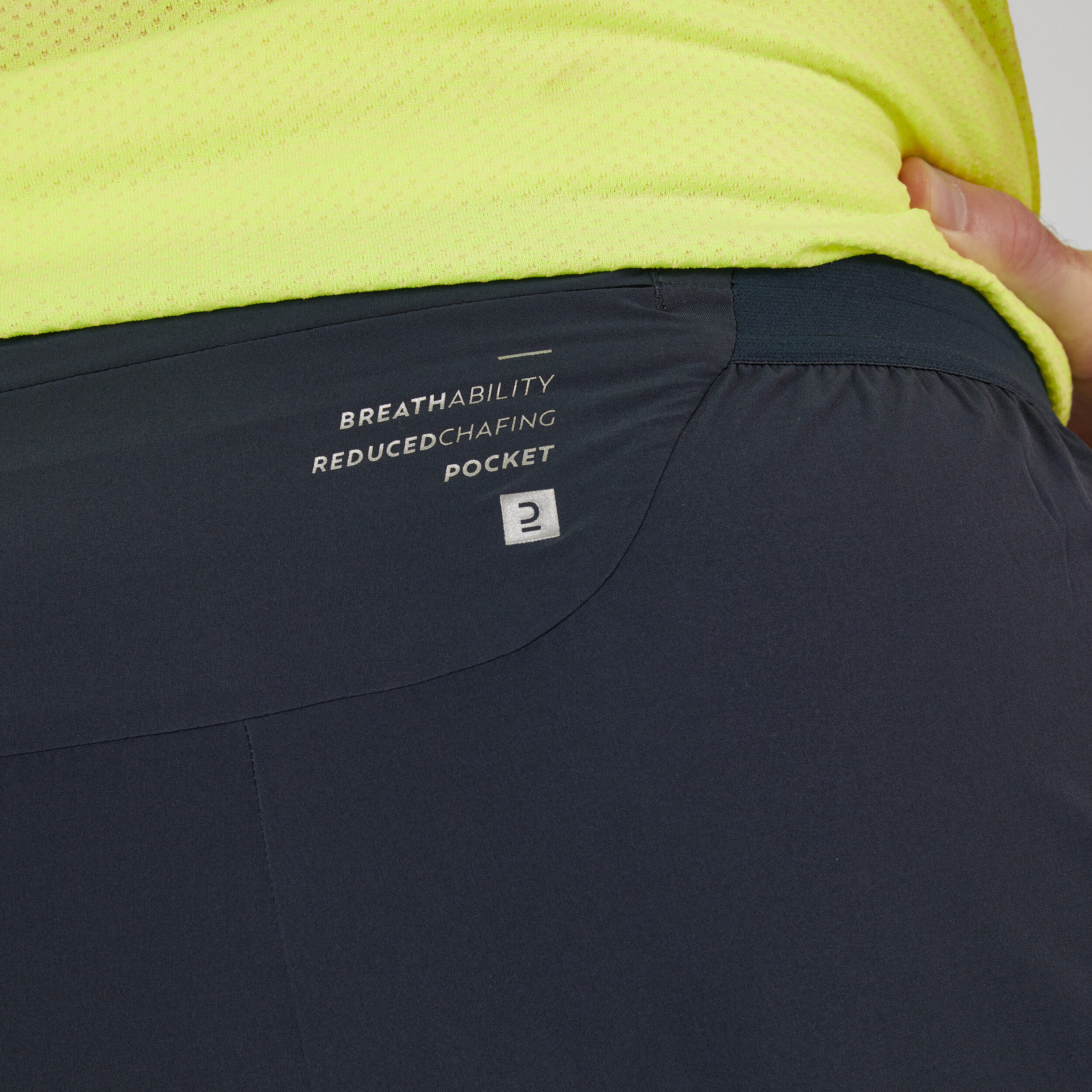 Running 2-in-1 Tight Shorts - grey 