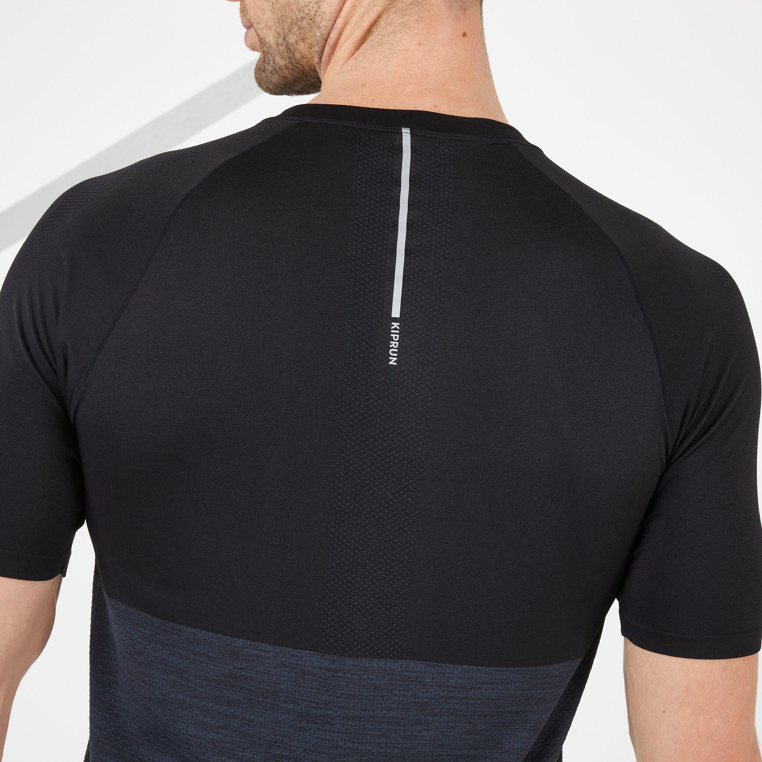 Tricou respirant Alergare pe asfalt Kiprun Care Negru Bărbaţi  4/6
