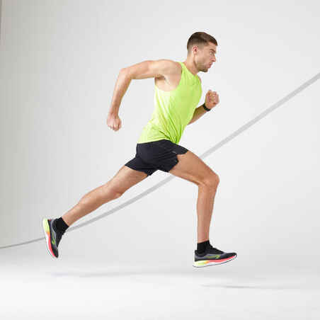 Kiprun Light Men's Running Breathable Tank Top - yellow