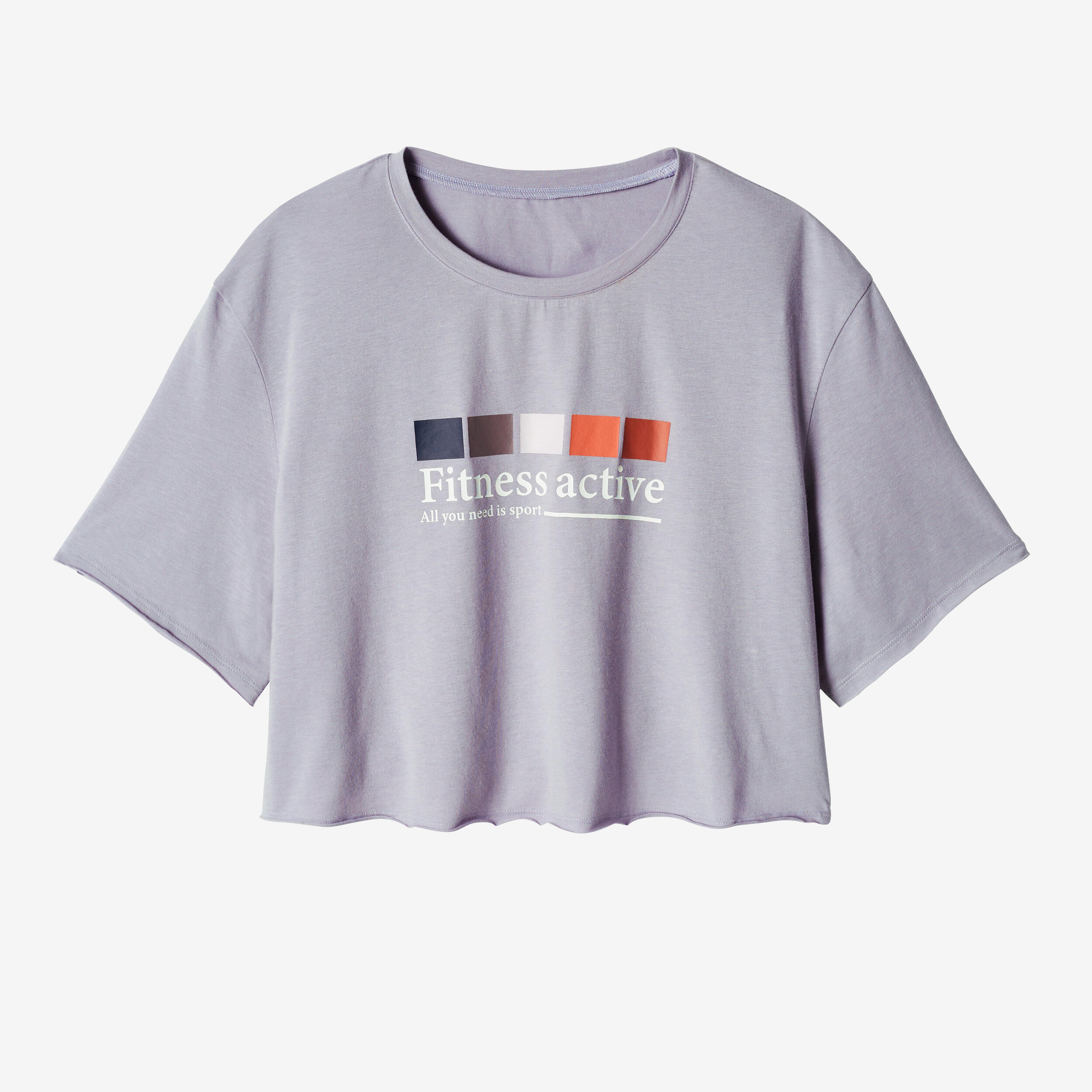 Women's Short-Sleeved Straight-Cut Crew 