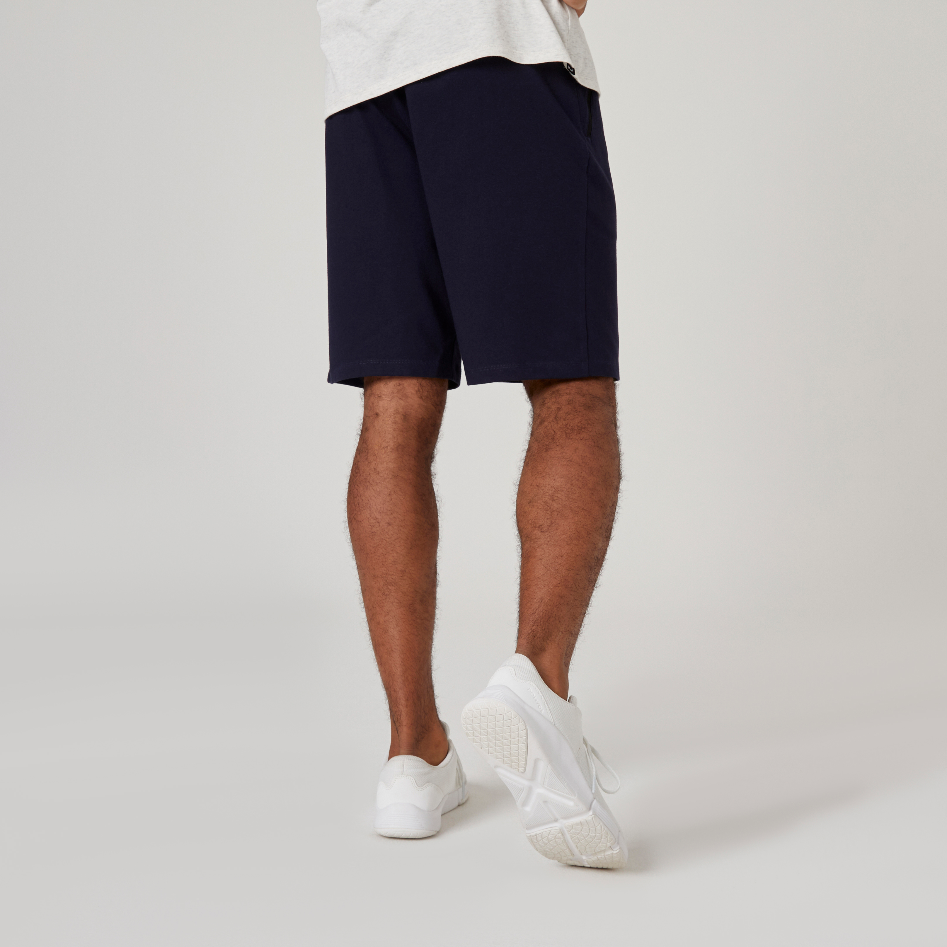 Short fitness homme - 500 bleu noir - Pilates - Domyos- Clubs - Entreprises - Collectivités - Associations