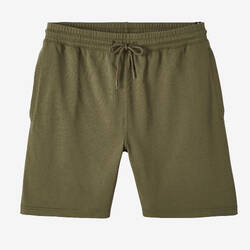 Men's Fitness Shorts 500 Essentials - Khaki