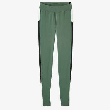 Fitness Cotton Leggings Fit+ - Green