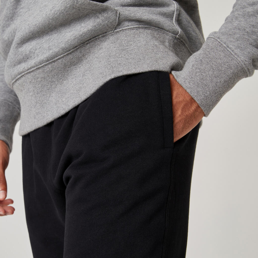 Pantalon jogging slim Fitness Homme - 500 Gris