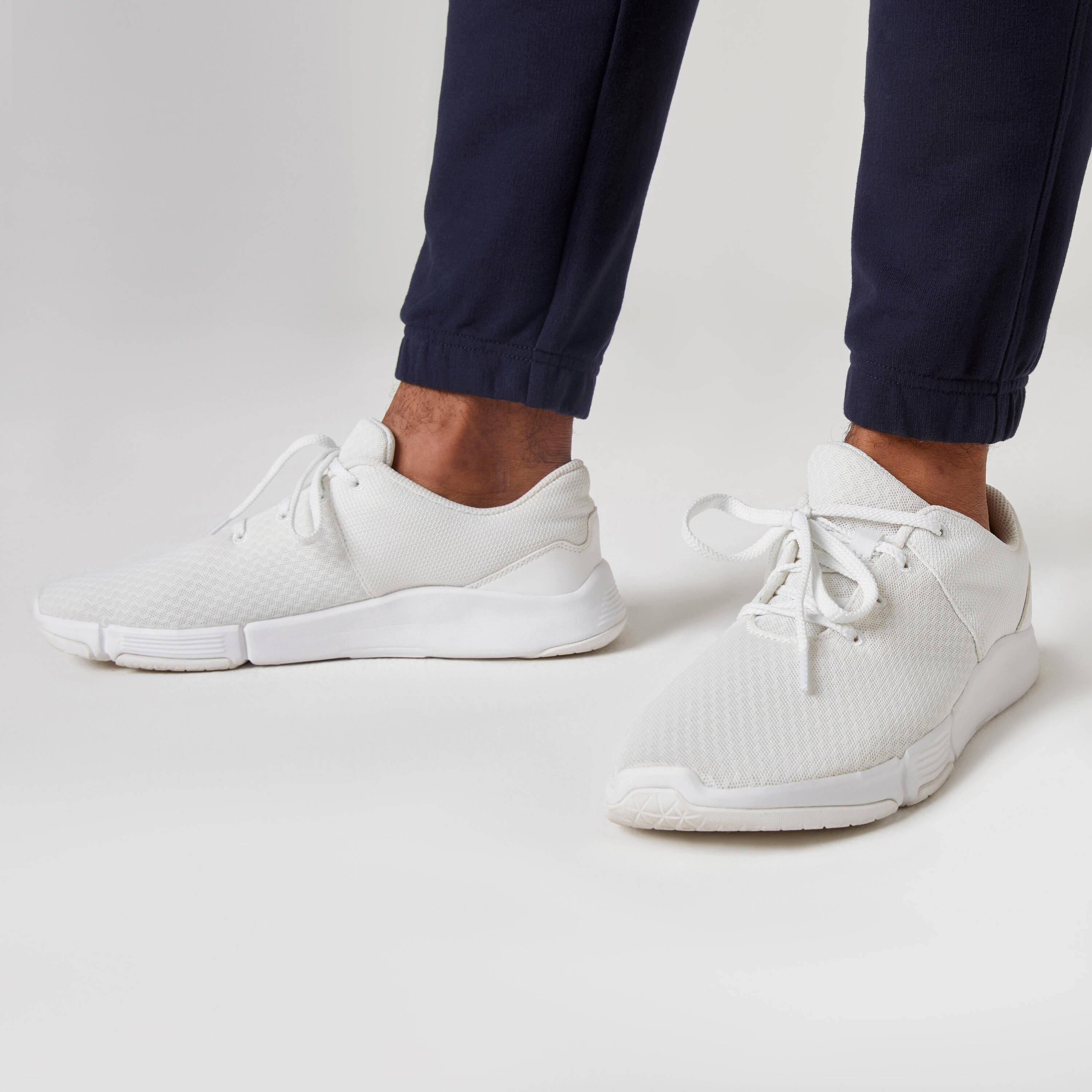 Men's Trackpant Jogger Regular Fit 500 For Gym-Navy -  2