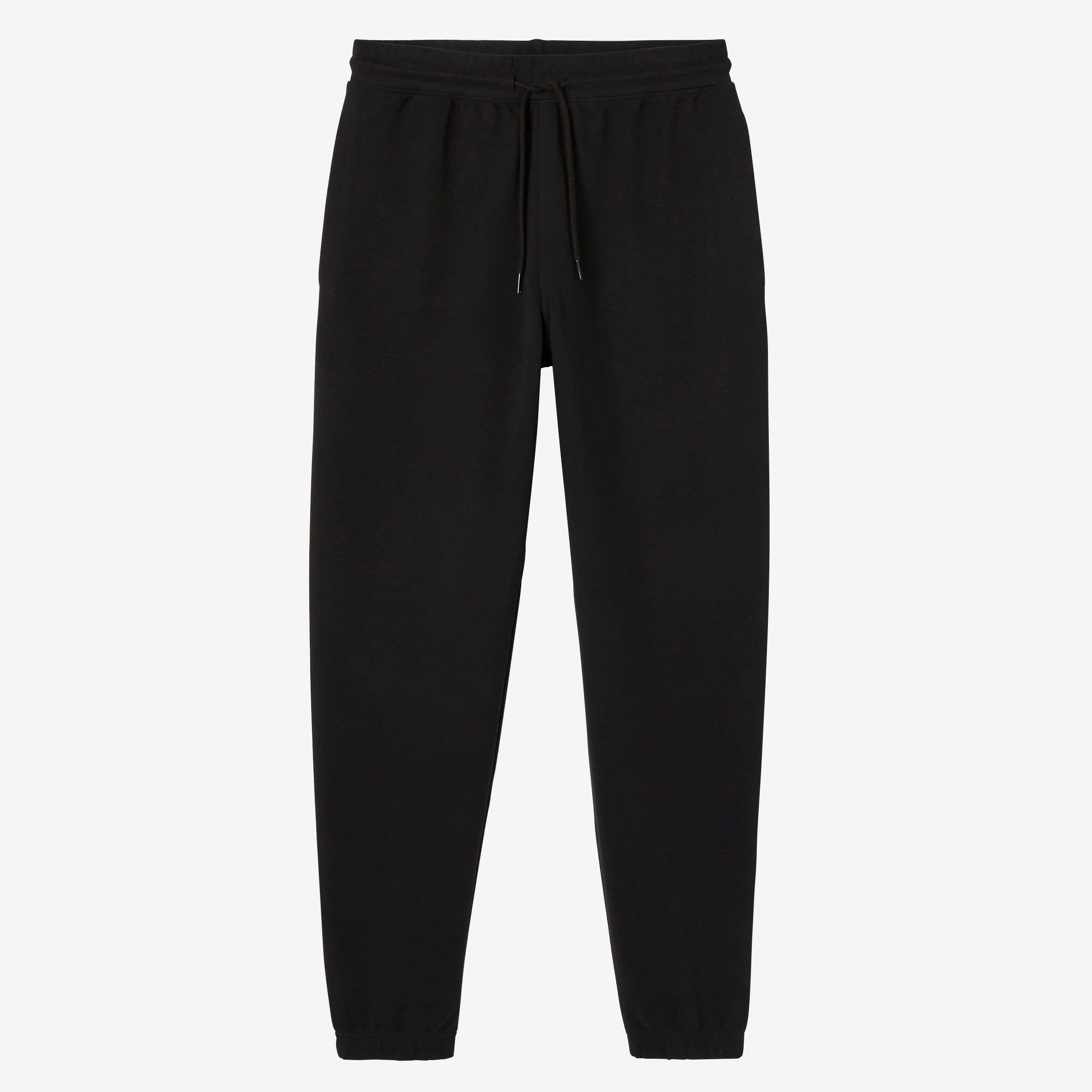 Pantalon jogging fitness homme 500 Essentials noir Decathlon