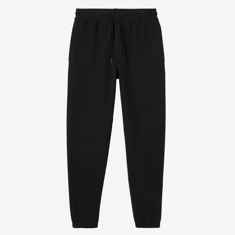 Pantalon de trening Regular 500 Fitness Essentials Negru Bărbați 