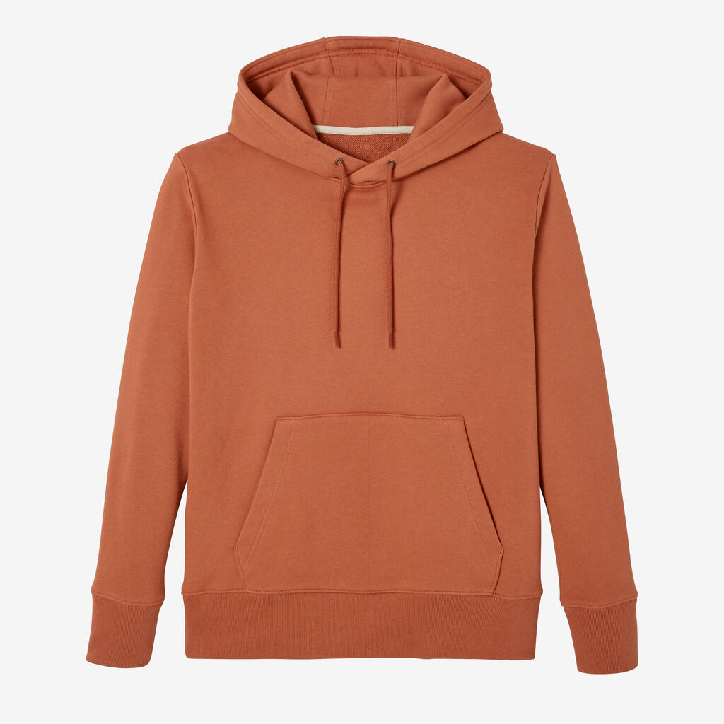 Women’s Fitness Hoodie 500 Essentials - Sepia