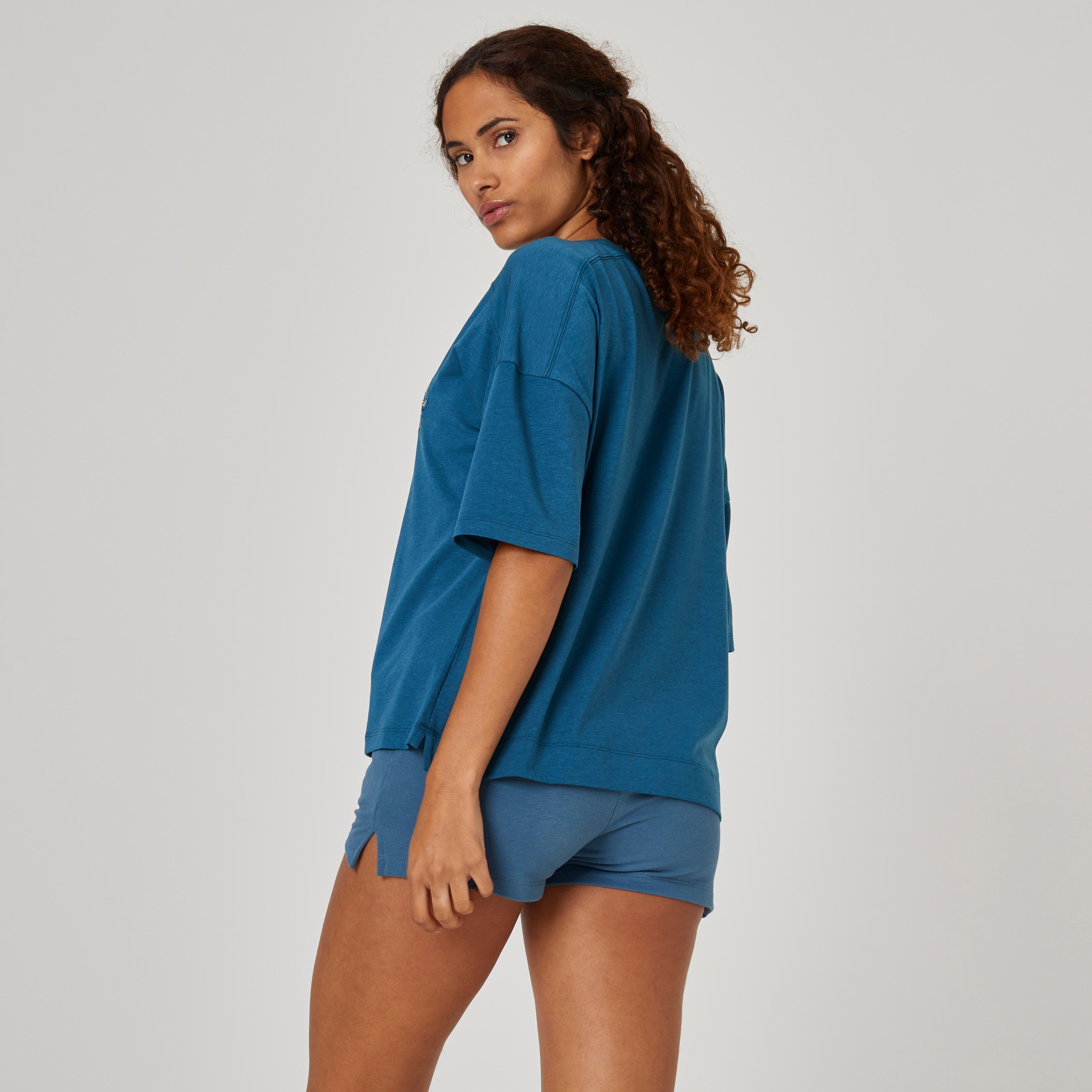 Women's Short-Sleeved Loose-Fit 