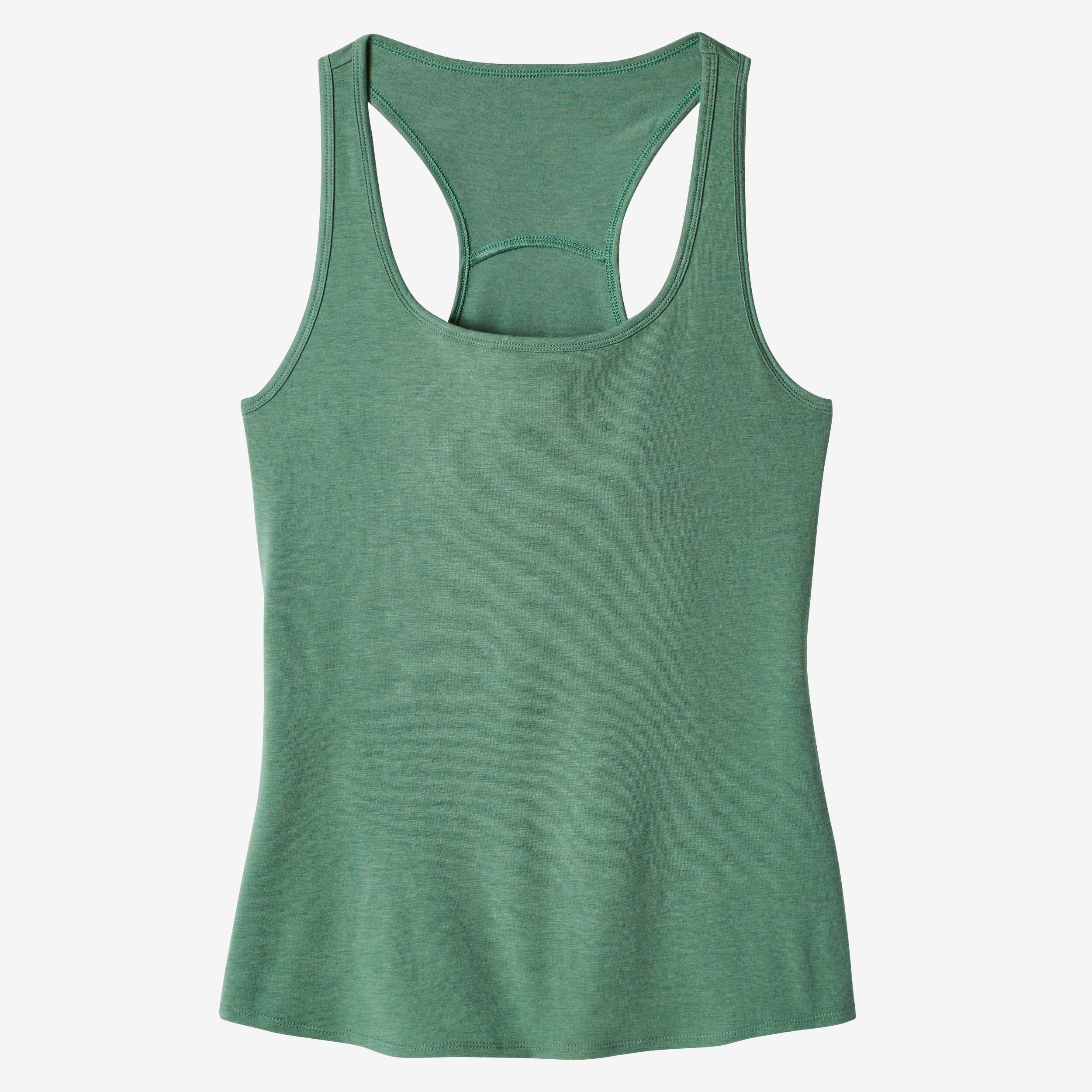 Women's Slim-Fit Crew Neck Fitness Tank Top - Green 7/7