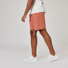 Men's Shorts For Gym Cotton Rich 500-Sepia