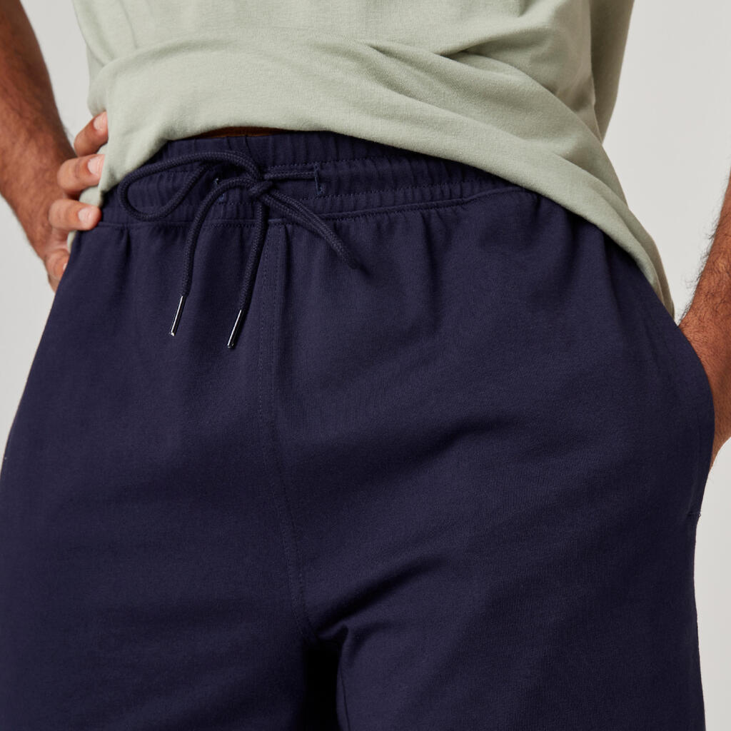 Short Fitness Homme - 500 Essentials rouge bordeaux