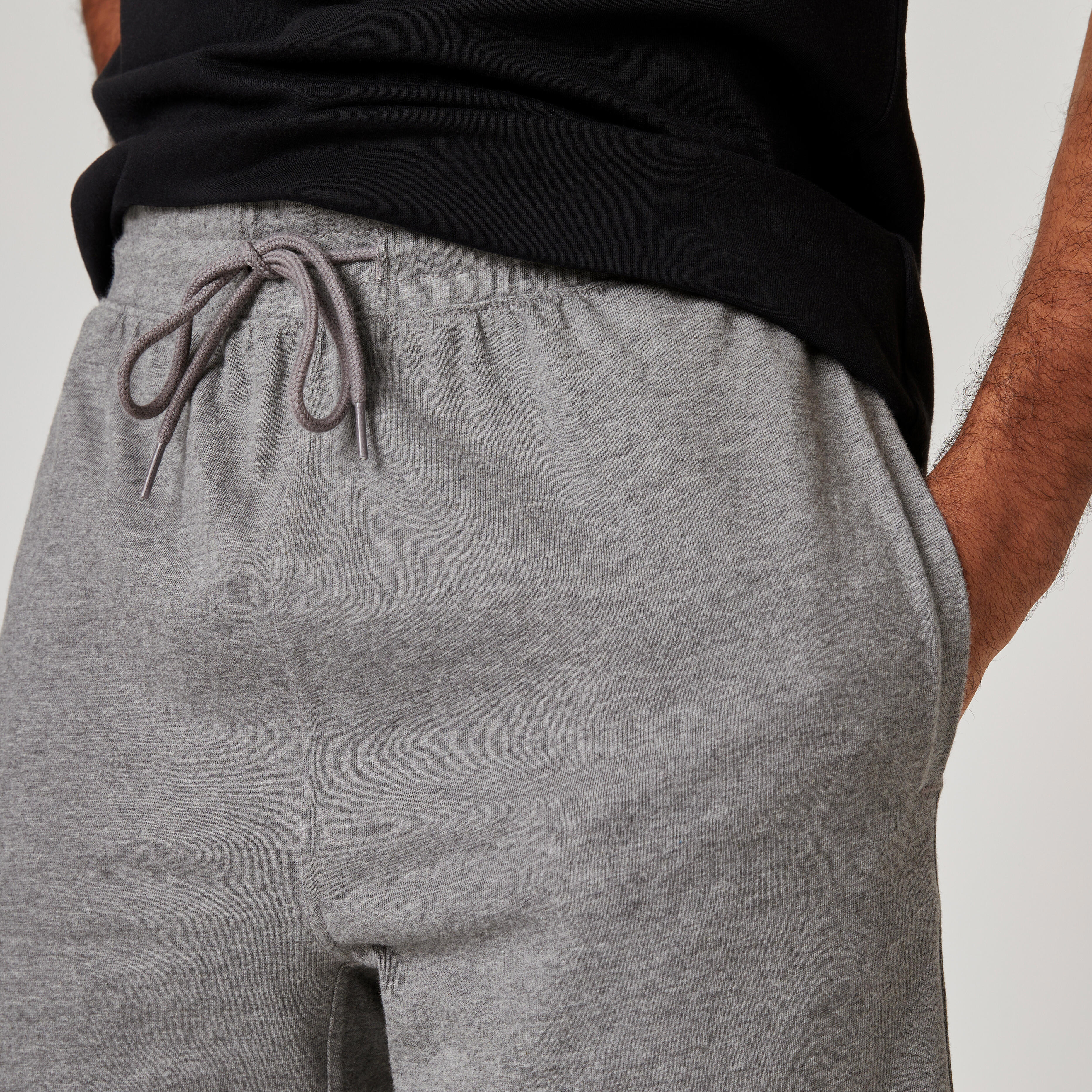Grey sweatpant shorts new arrivals