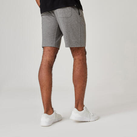 Short Fitness homme - 500 Essentials gris