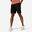 Pantalon scurt Regular 500 Fitness Essentials Negru Bărbaţi 