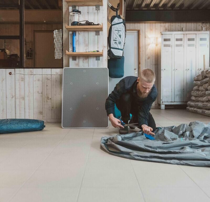 Como reparar uma vareta de tenda partida?