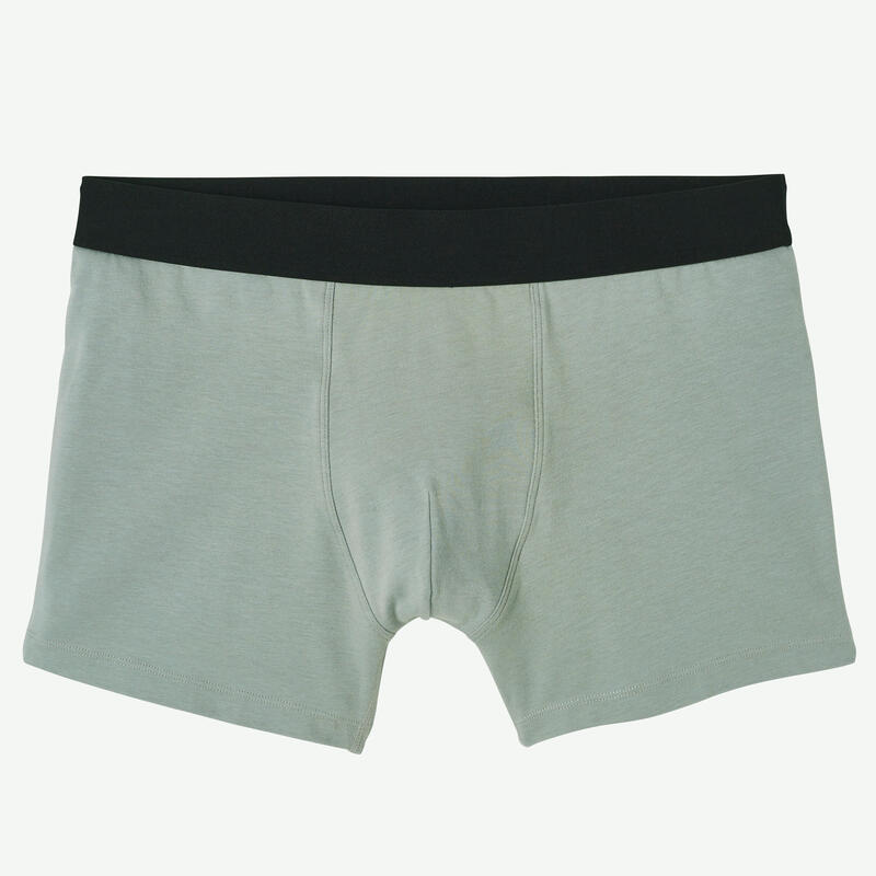 Boxers de Fitness Homem 500 Preto/Cinzento/Verde-escuro x3