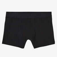 Men's Fitness Boxer Shorts 500 Tri-Pack - Black/Grey/Navy Blue