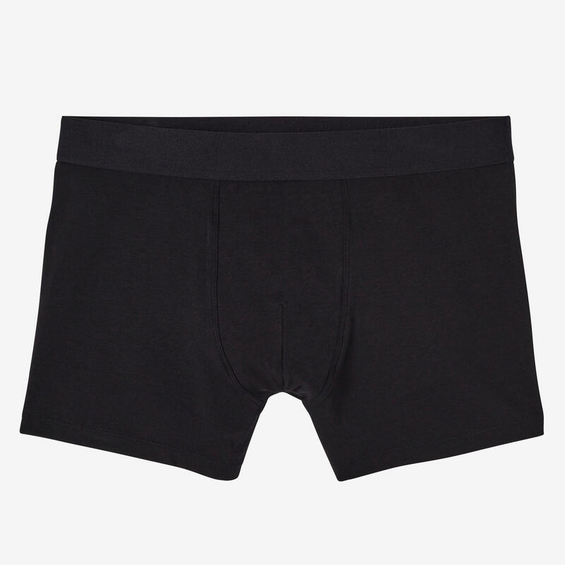 Boxers de Fitness Homem 500 Preto/Cinzento/Verde-escuro x3