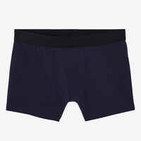 Men's Fitness Boxer Shorts 500 Tri-Pack - Black/Grey/Navy Blue