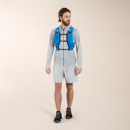 Вітрівка чоловіча для бігу сіра