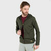 Chaqueta cortavientos Trail running Hombre caqui