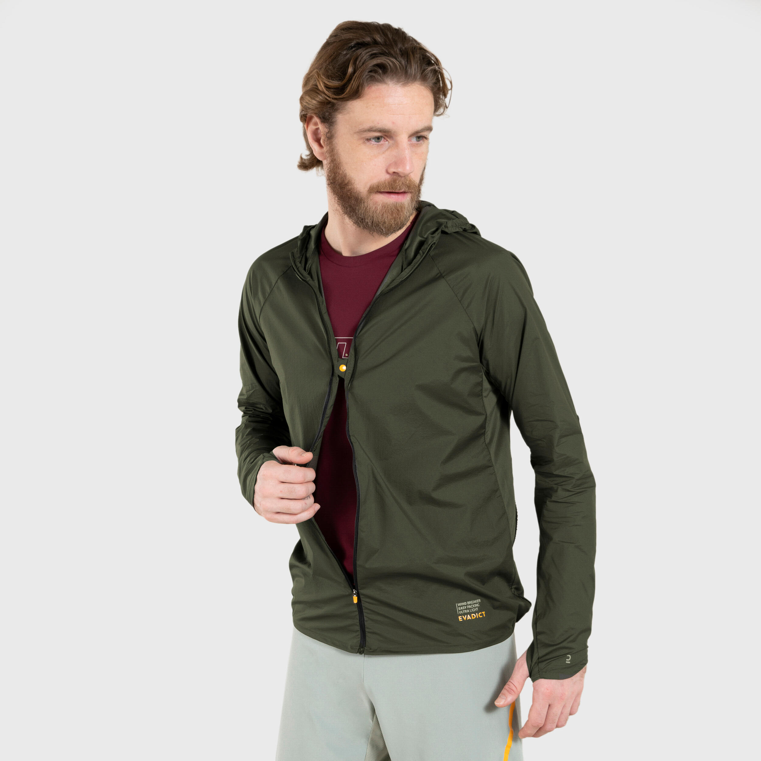 Mens trail store running jacket