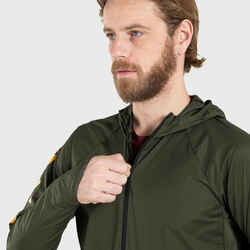 MEN'S LONG-SLEEVED WINDPROOF TRAIL RUNNING JACKET - KHAKI