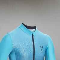 Men's Short-Sleeved Mountain Biking Jersey - Turquoise