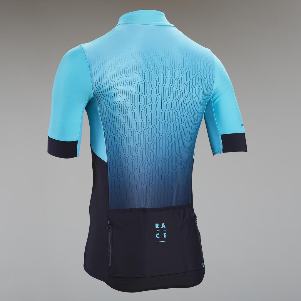 Men's Short-Sleeved Mountain Biking Jersey - Turquoise