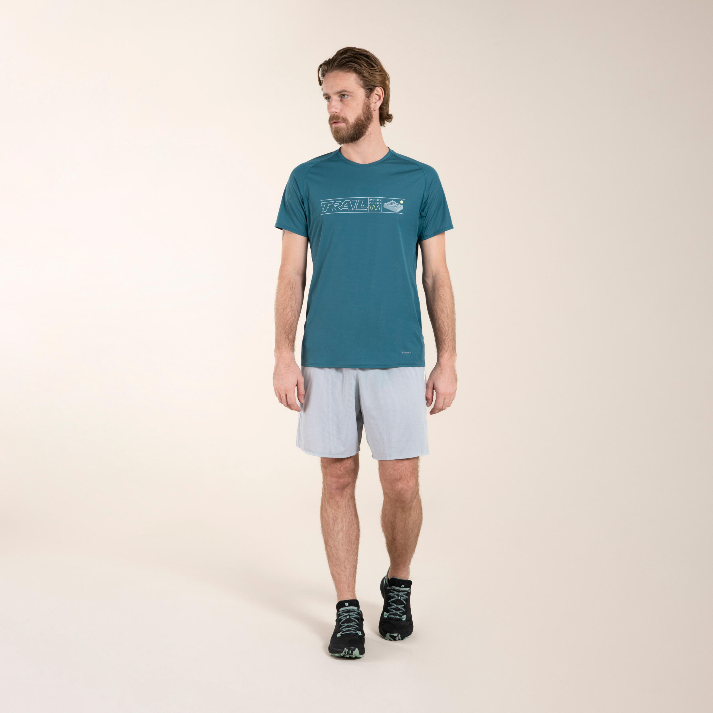 Pantalón corto de trail running Hombre - KIPRUN Run 900 Ultra Gris perla  3/12