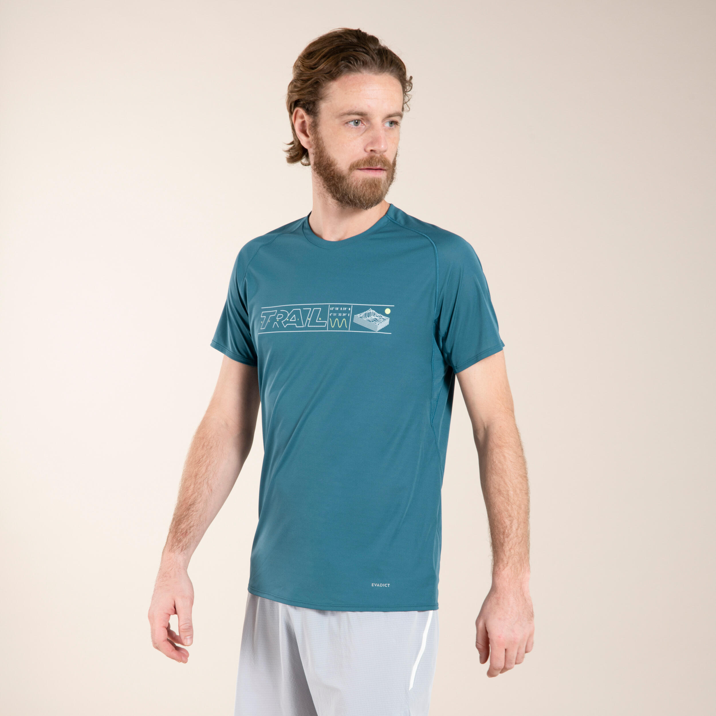 Camiseta verde decathlon sales