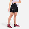 WOMEN'S TRAIL RUNNING BAGGY SHORTS - BLACK