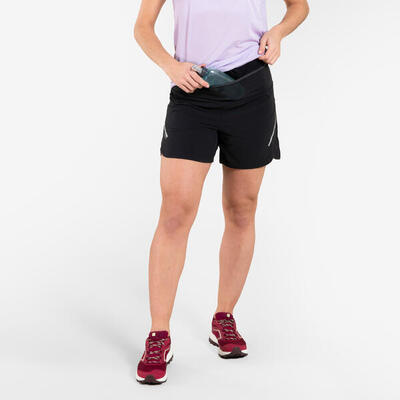 Baggy short voor traillopen dames zwart