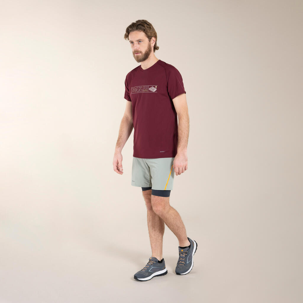 Laufshorts Trailrunning Herren - Trail Comfort khaki