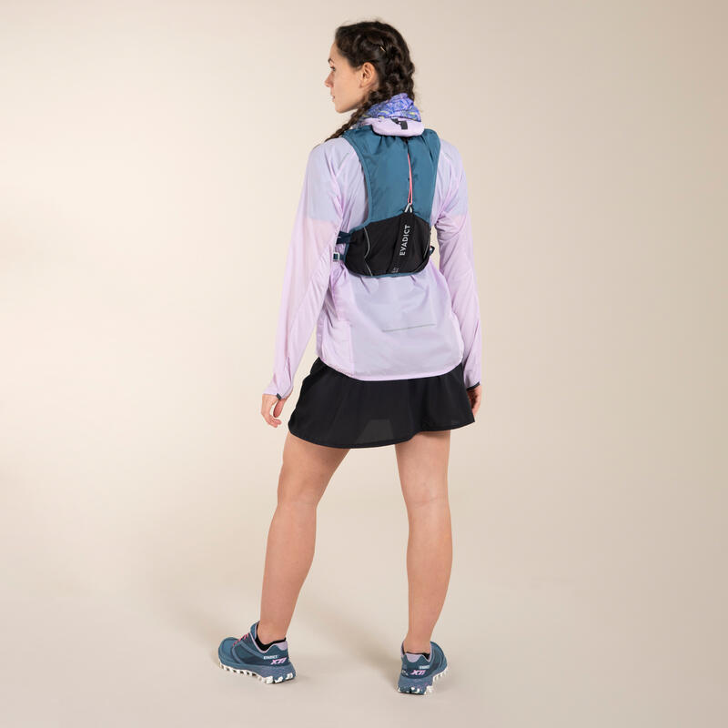 SAC TRAIL RUNNING 5L TURQUOISE - VENDU AVEC POCHE À EAU 1L