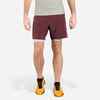 MEN'S TRAIL RUNNING TIGHT SHORTS COMFORT - BURGUNDY