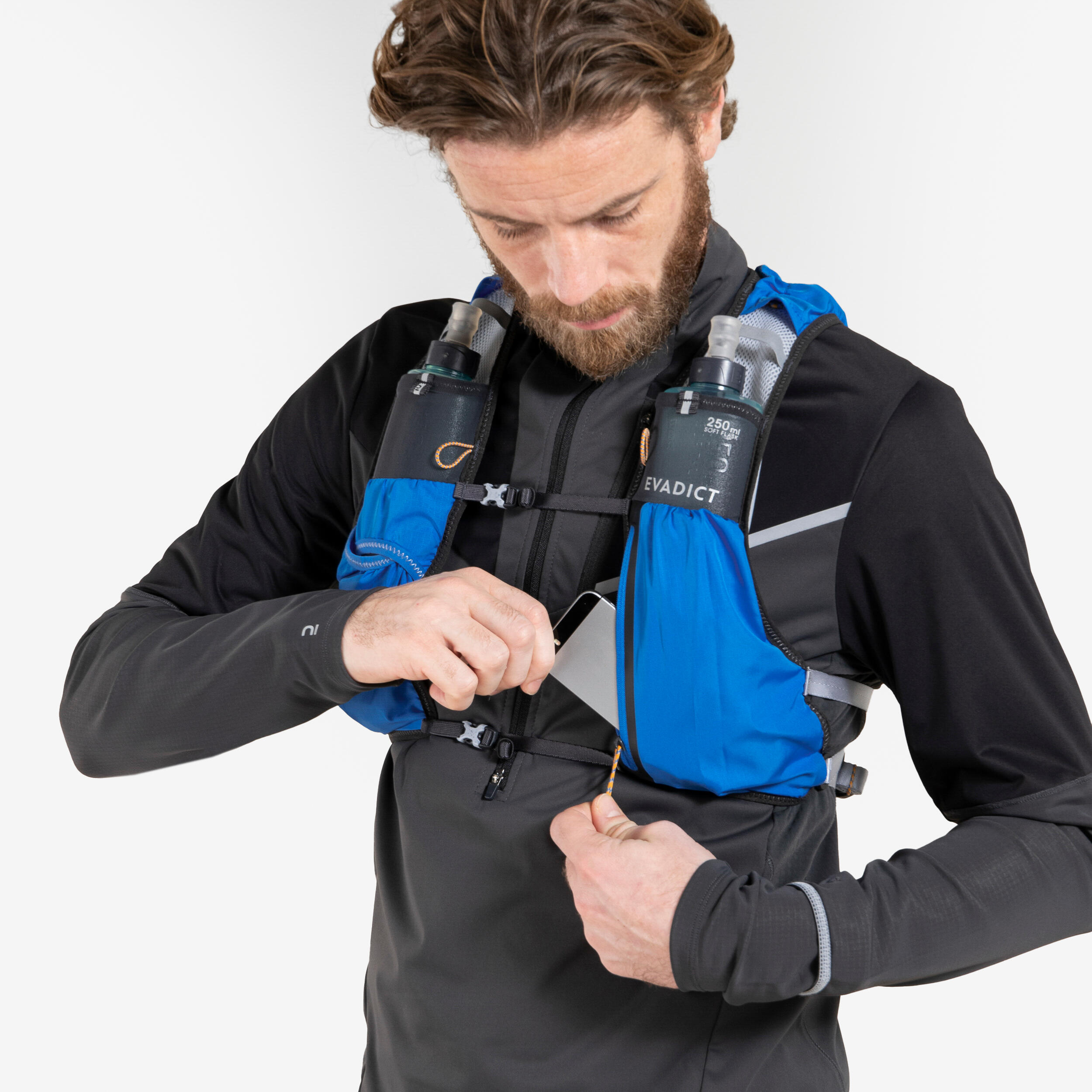 5L TRAIL RUNNING BAG - BLUE - SOLD WITH 1L WATER BLADDER 11/12