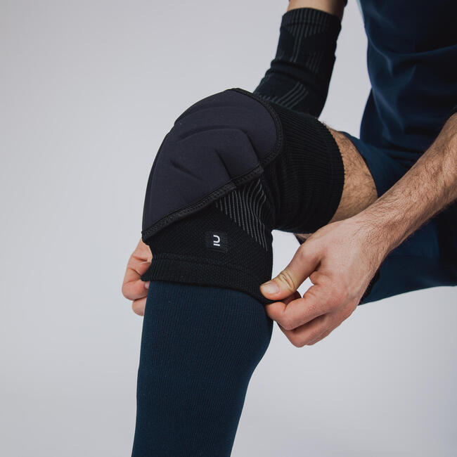 Futsal Goalkeeper Protective Knee Pads Black