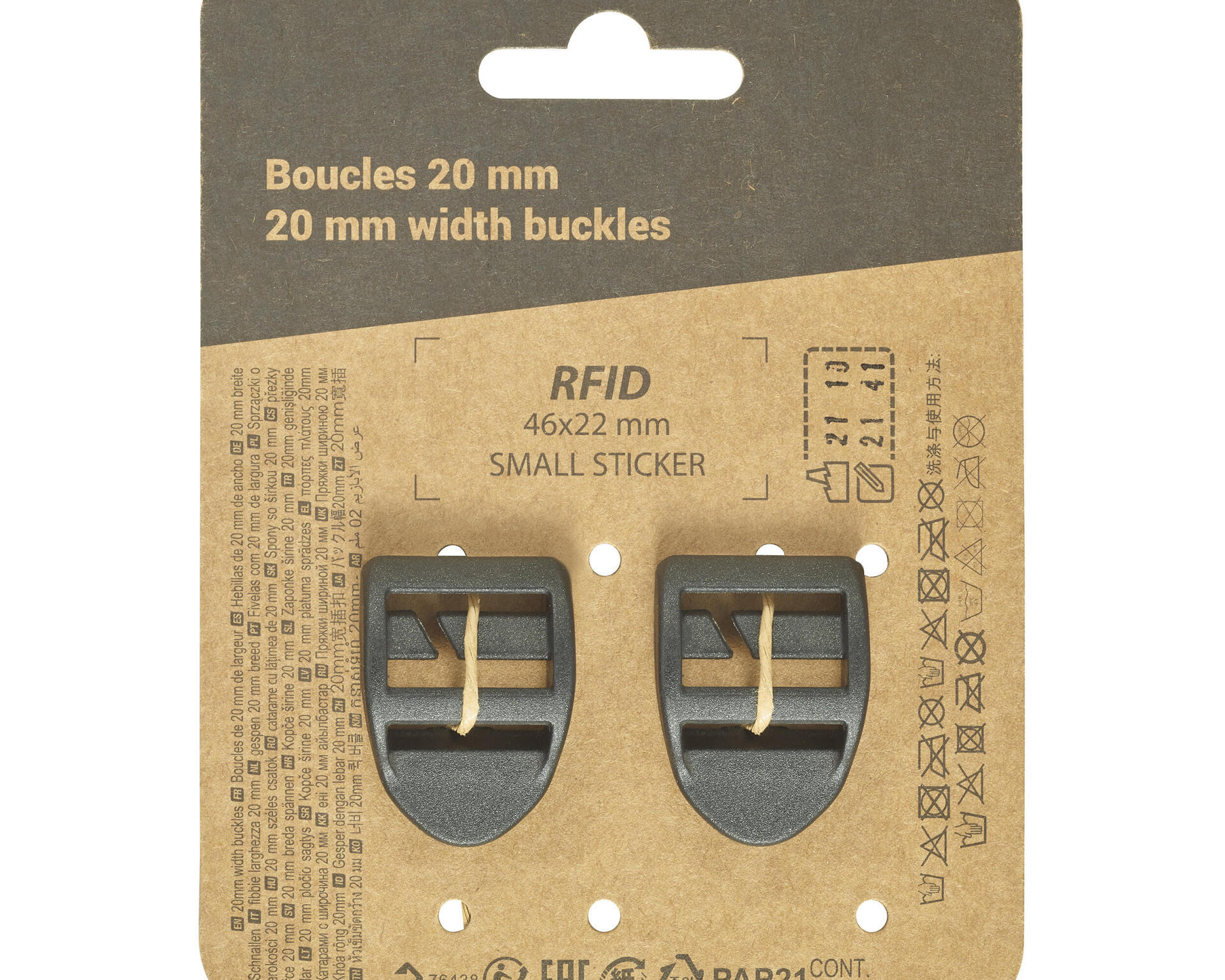 boucle ceinture 38mm sac à dos