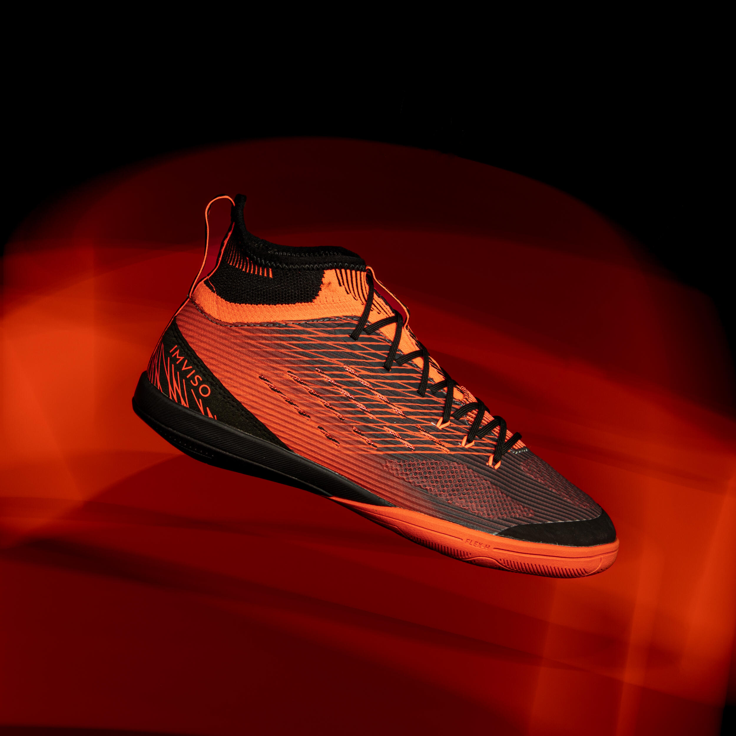 Zapatillas Fútbol Sala Imviso Ginka 900 Mid adulto naranja 7/10