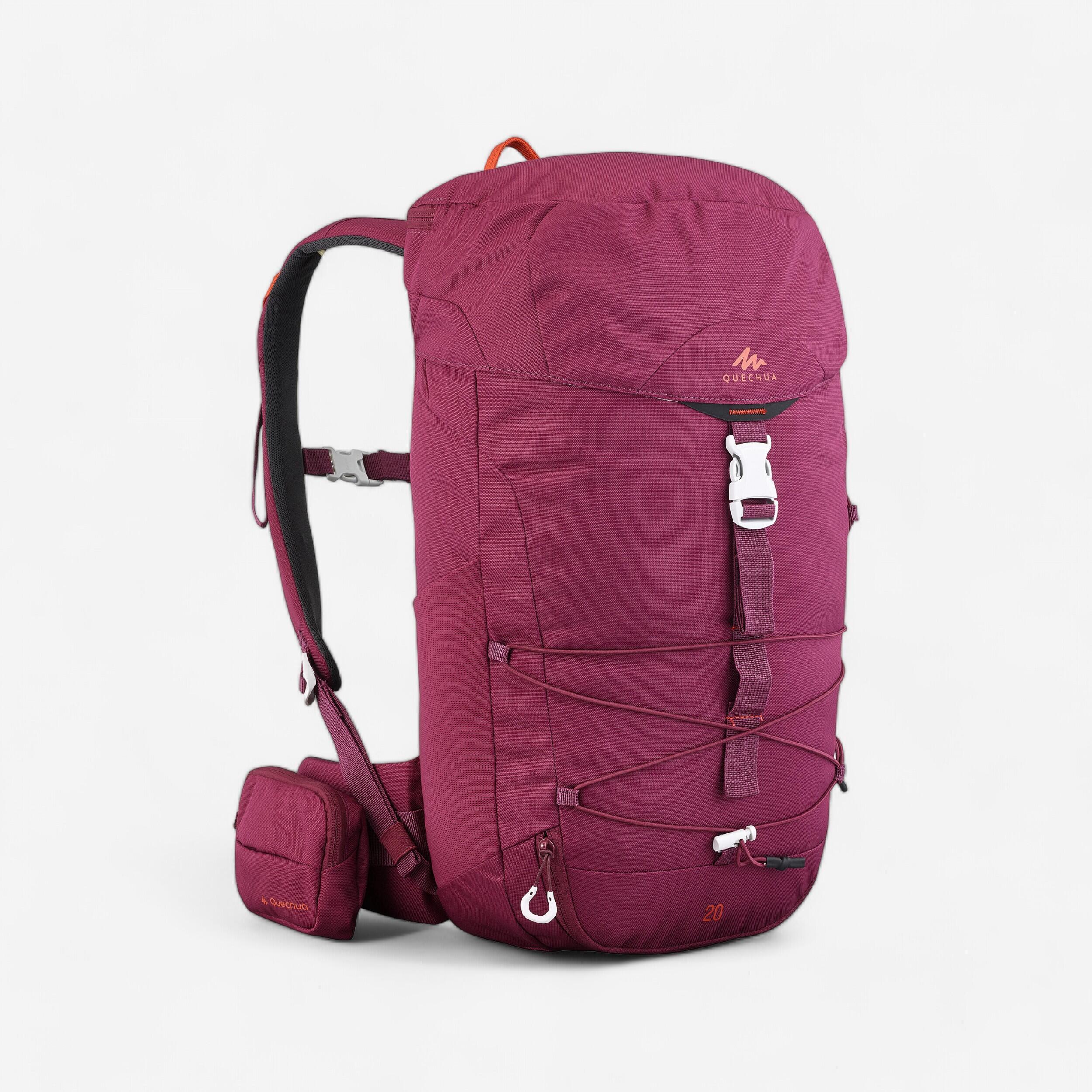 Refurbished Mountain Hiking Backpack 20 L MH100 Purple [Condition B - Very Good]