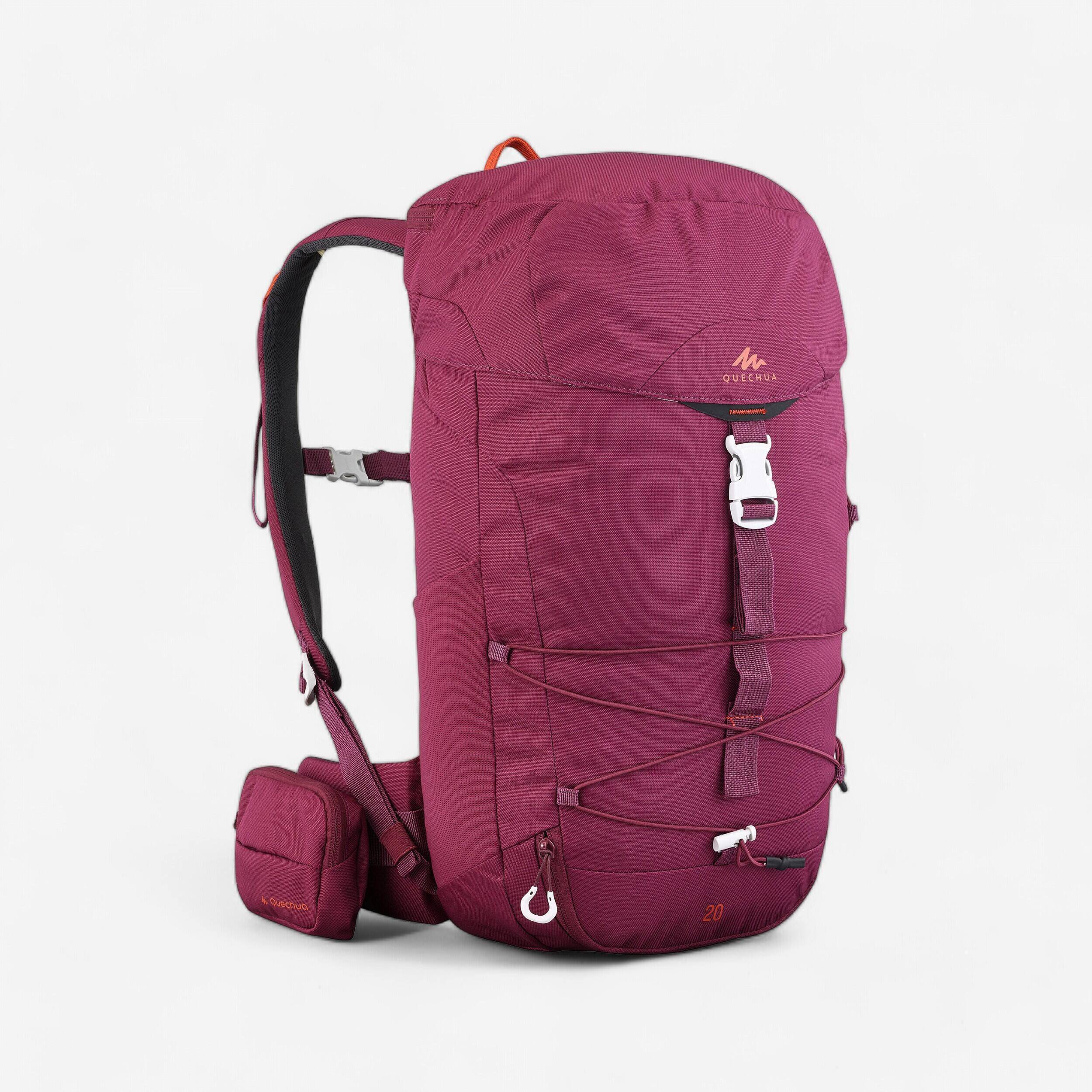 Refurbished Mountain Hiking Backpack 20 L MH100 Purple [Condition B - Very Good]