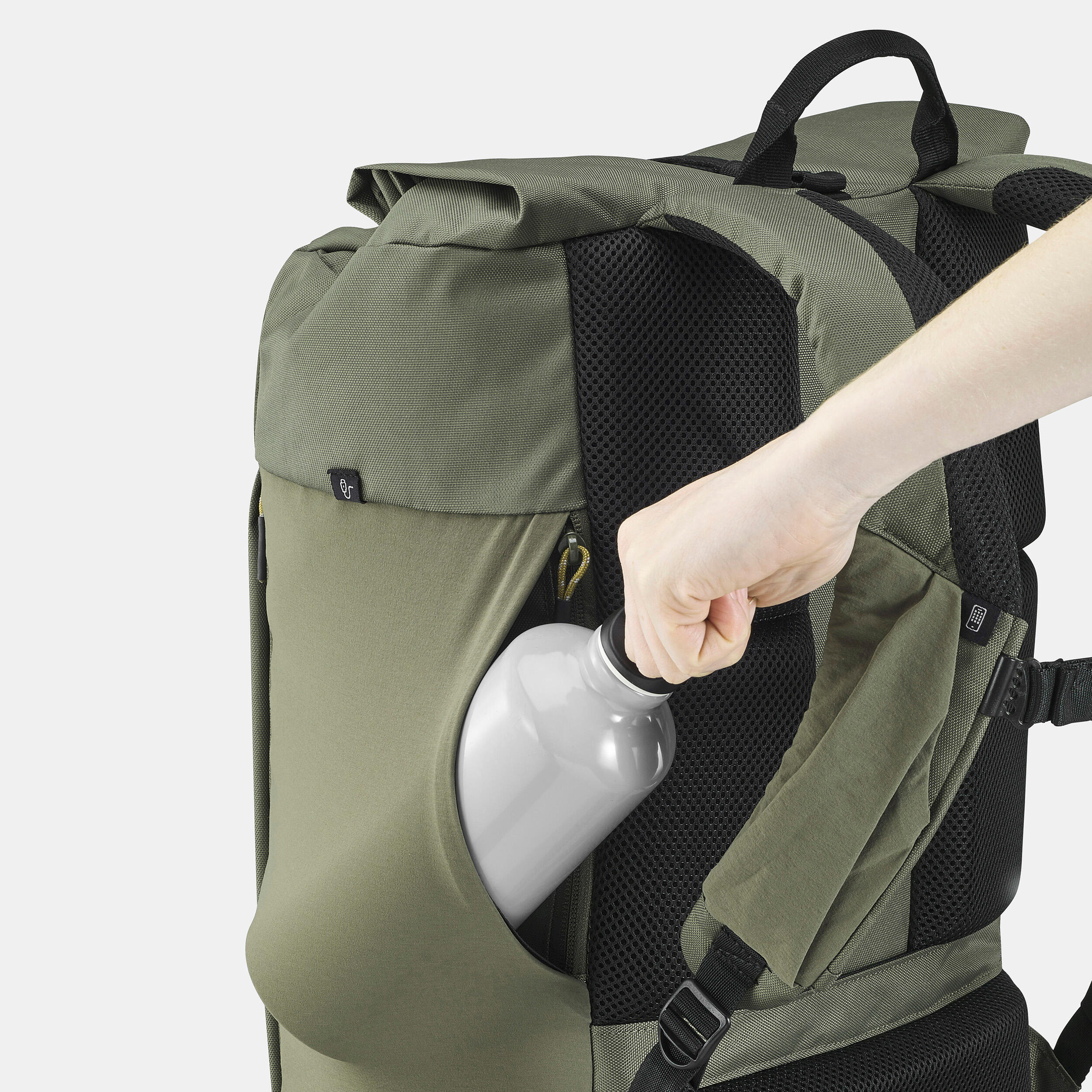 Zaino trekking NH500 Escape Rolltop 32L | verde oliva 12/17