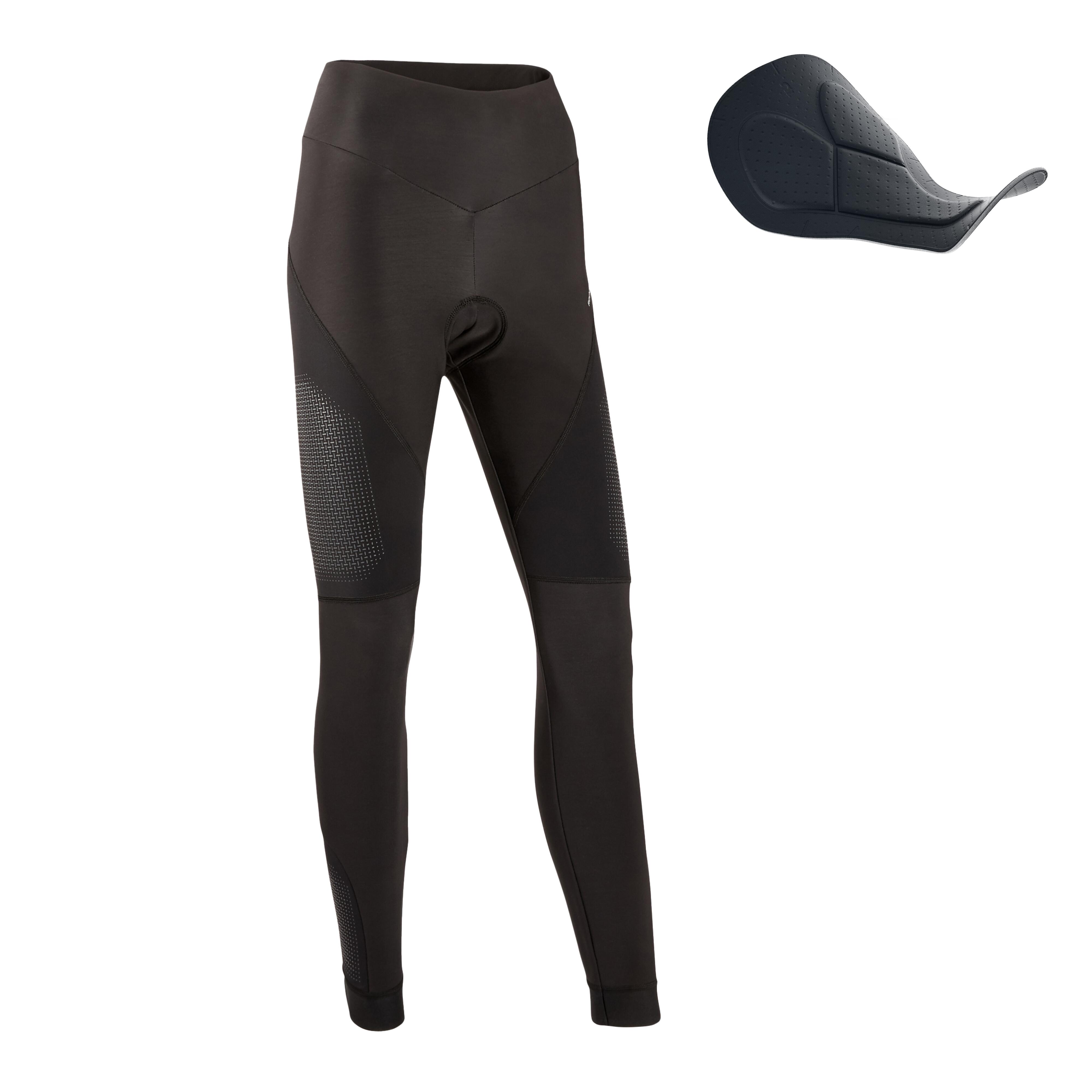 CULOTTE LARGO CICLISMO MTB MUJER ROCKRIDER ST 900 NEGRO ROCKRIDER |  Decathlon